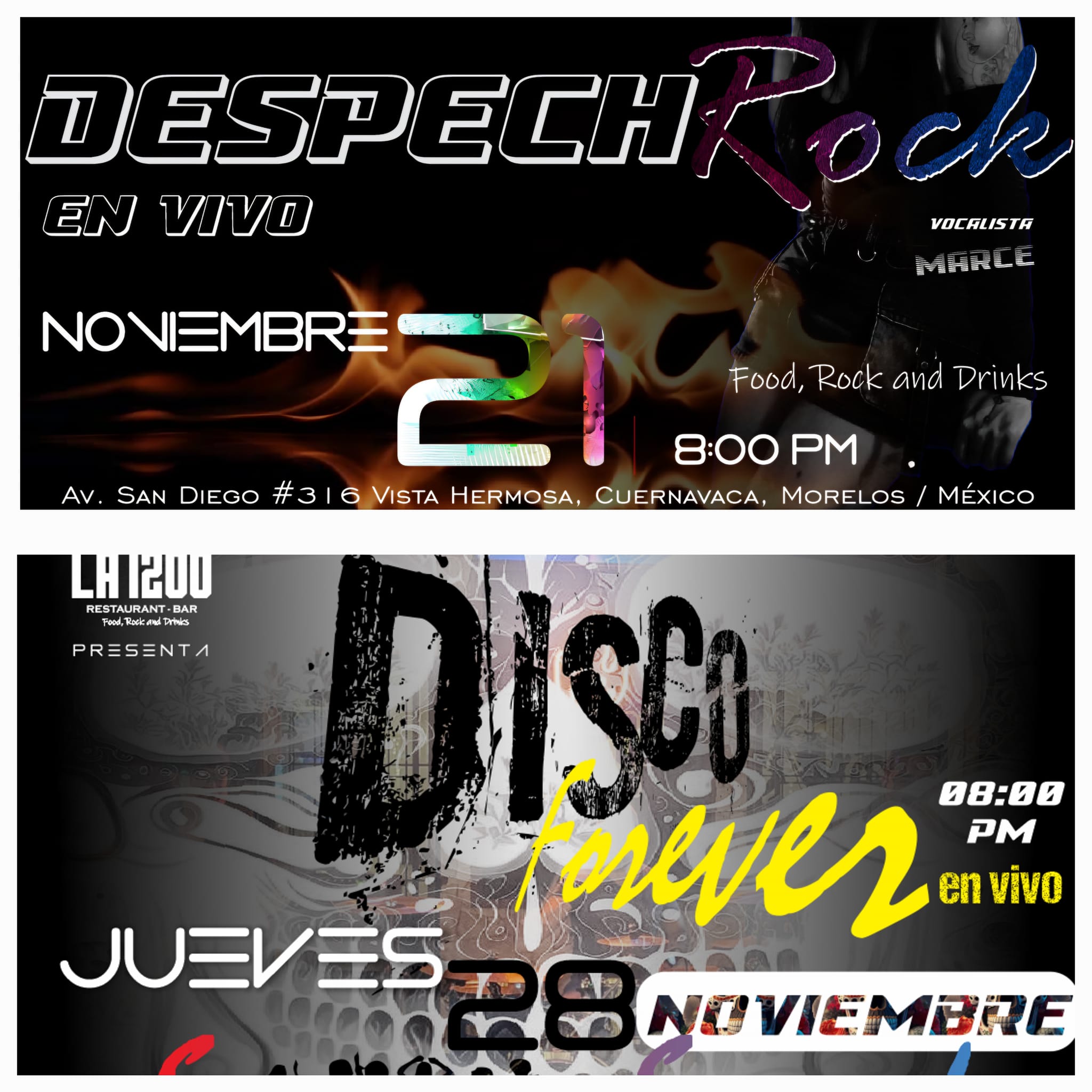Carteles de eventos